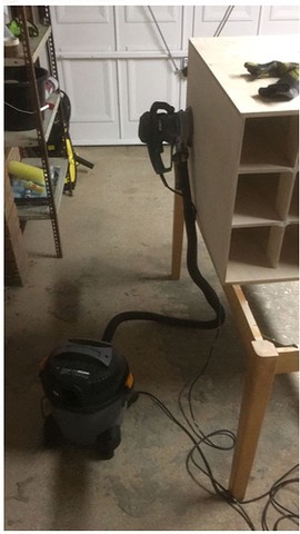 It turns out the wet/dry vac (£20!) is really powerful