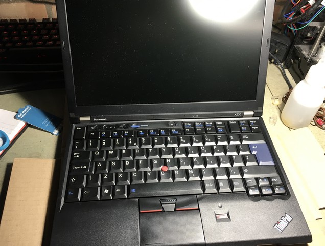 X220 Keyboard installed